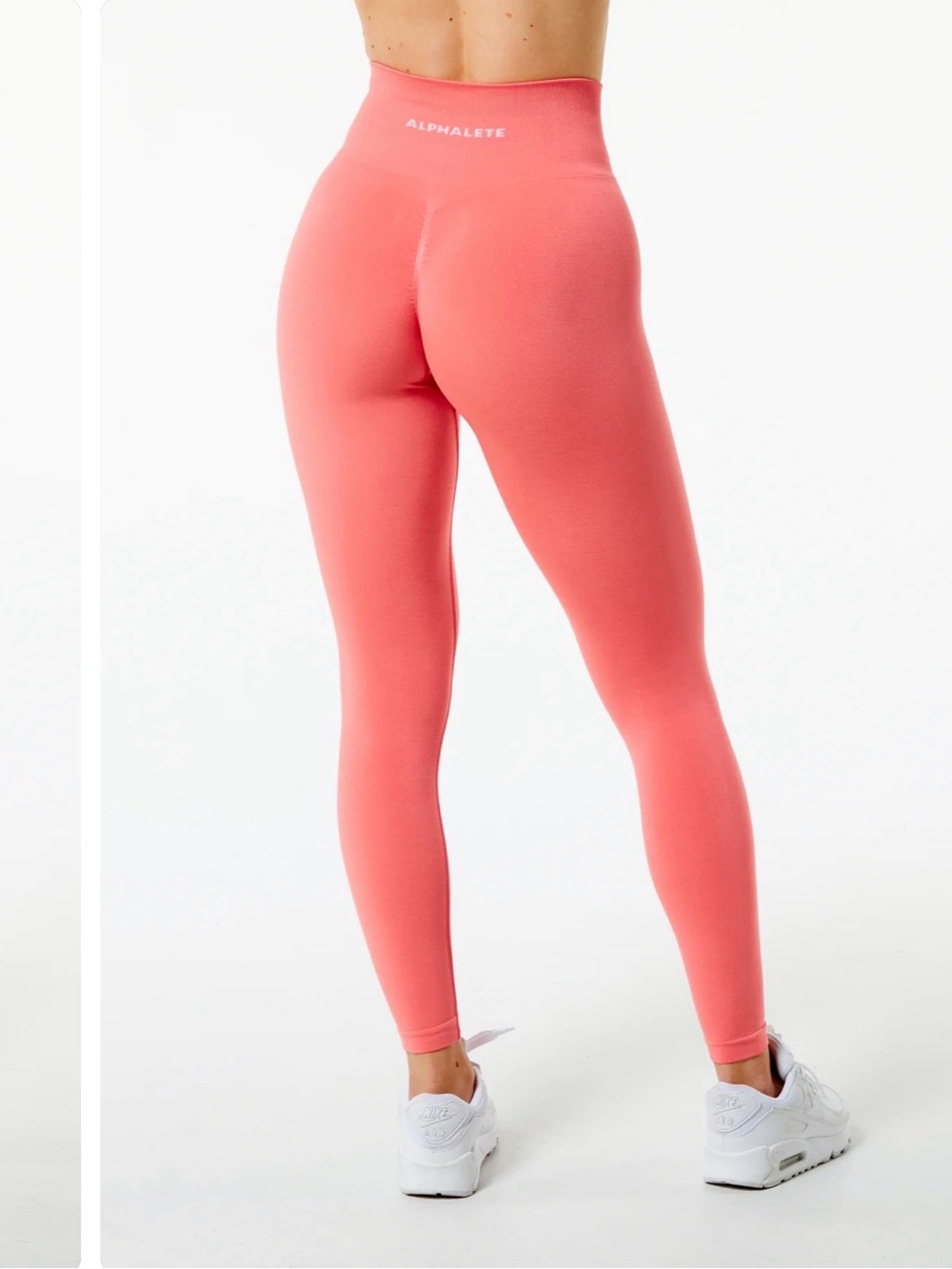 Alphalete Amplify Ultra High Rise Scrunch Leggings Pixel Pink S - Picture 1 of 7